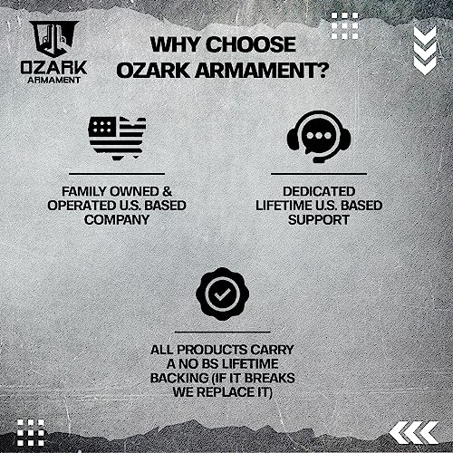 Universal Tactical Rubber Rifle Grip Sleeve - Gun Grip for Full Sized Rifles - Ergonomic Non Slip Hex Grip - Tactical Gun Grips Compatible with Most Rear Rifle & Shotgun Handles
