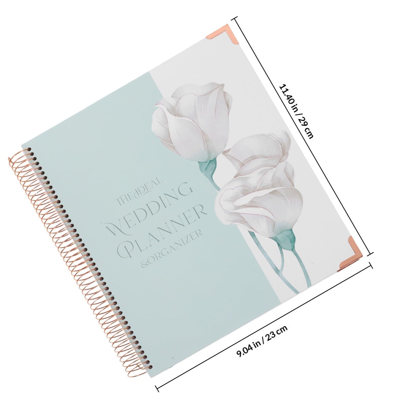 Cabilock Hochzeitsplaner Buch mit Detailliertem Zeitplan und Notizfunktion aus Papier für Hochzeitsvorbereitung und Budgetplanung