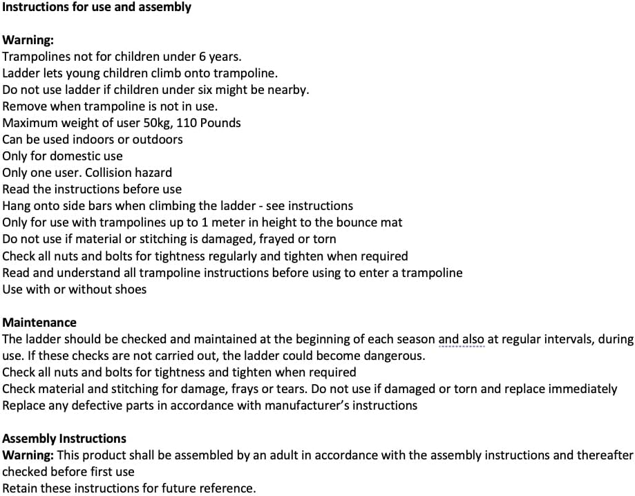 Miniatura 4 de Escalera de trampolín, escalones de trampolín, rampa de trampolín, accesorios de trampolín para niños, escalones anchos, diseño a prueba de clima,