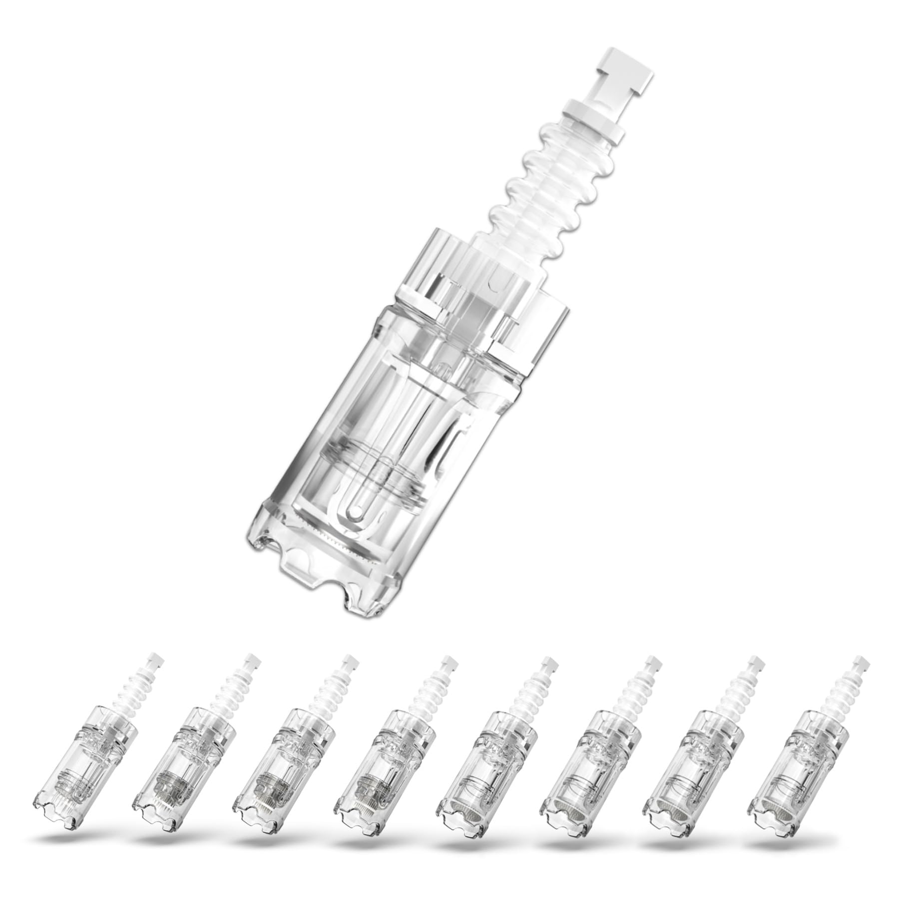 P-Beauty Ersatz Nadeln Patronen mit Bajonettverschluss 36 Pin 50 Stück - Ersatznadeln Dermapen kompatibel mit A6 A10 M5 M7 N2 Geräten - Microneedling Pen, Derma Pen für großflächige Anwendungen