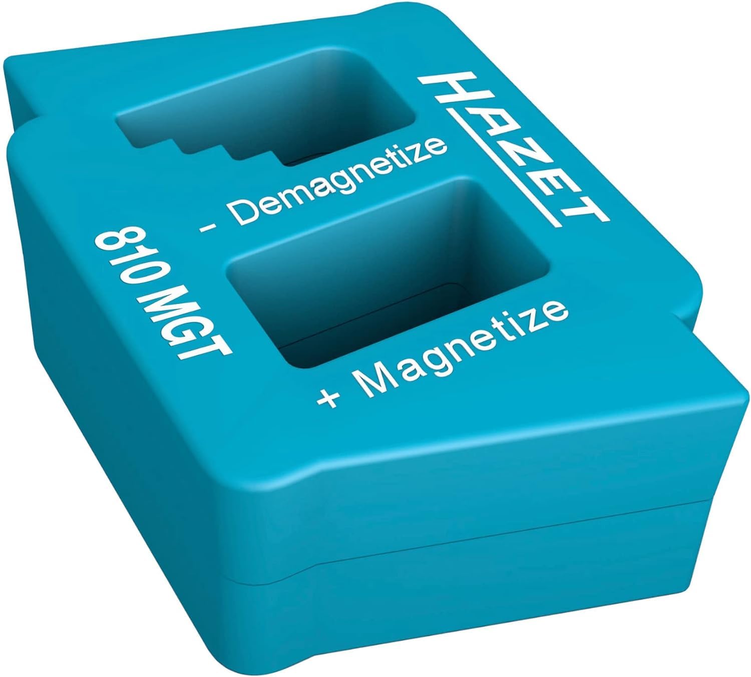 Strumento di magnetizzazione/smagnetizzazione HAZET 810MGT - magnetizzatore e smagnetizzatore per cacciaviti, utensili e piccole parti ferrose - con logo HAZET".