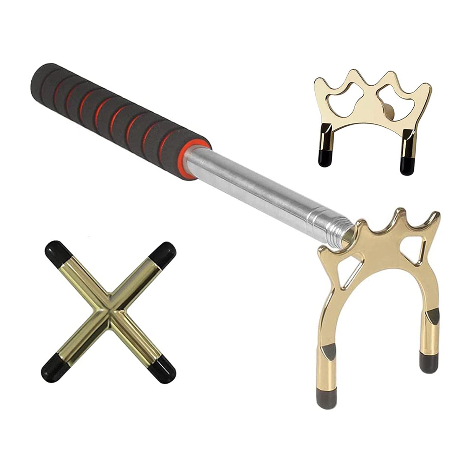 Queue de billard rétractable avec tête de pont amovible, manche en bois, accessoire pour table de billard