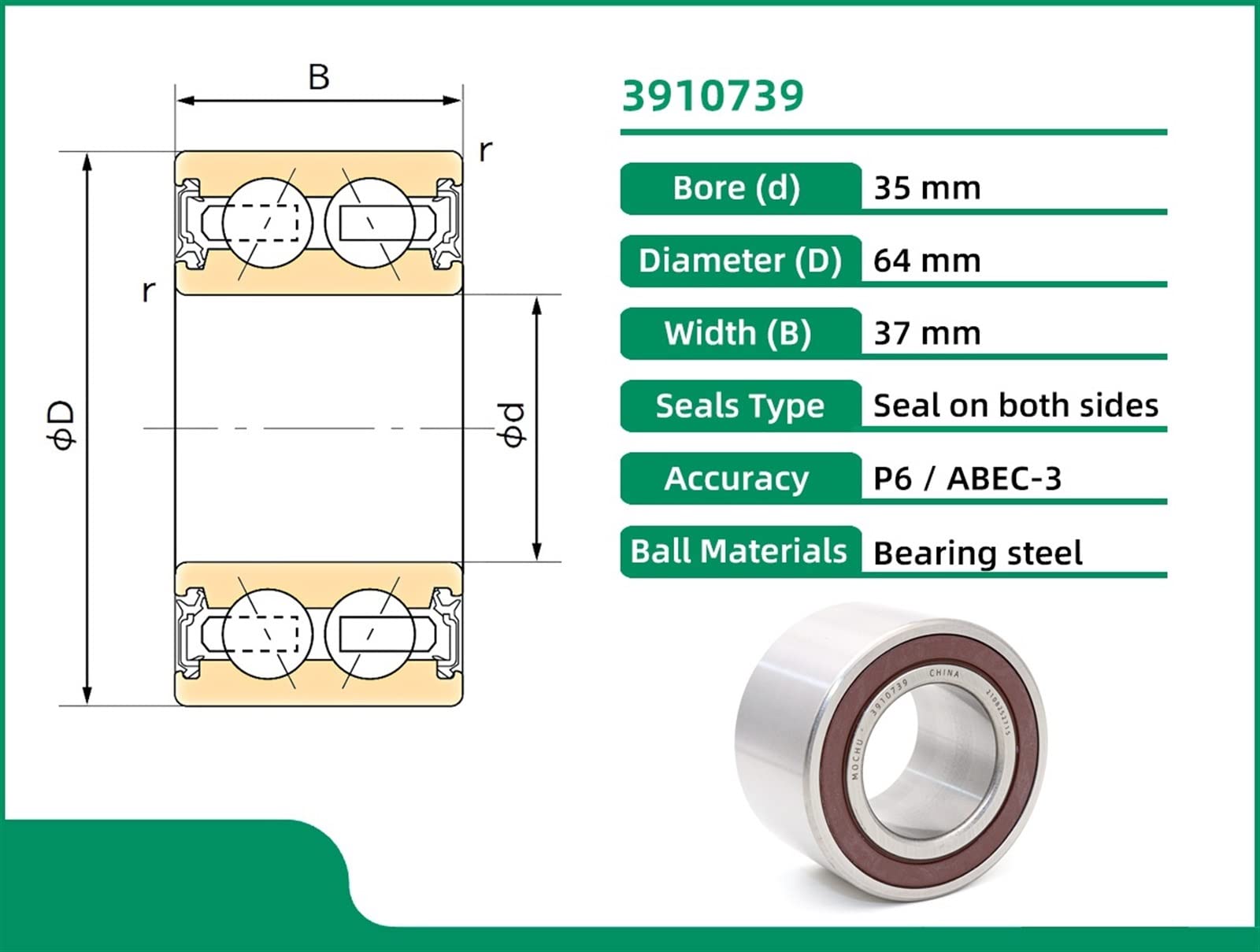 3910739 35X64X37 A3910739 4429639 AC35640037 Fan Air Conditioner A  