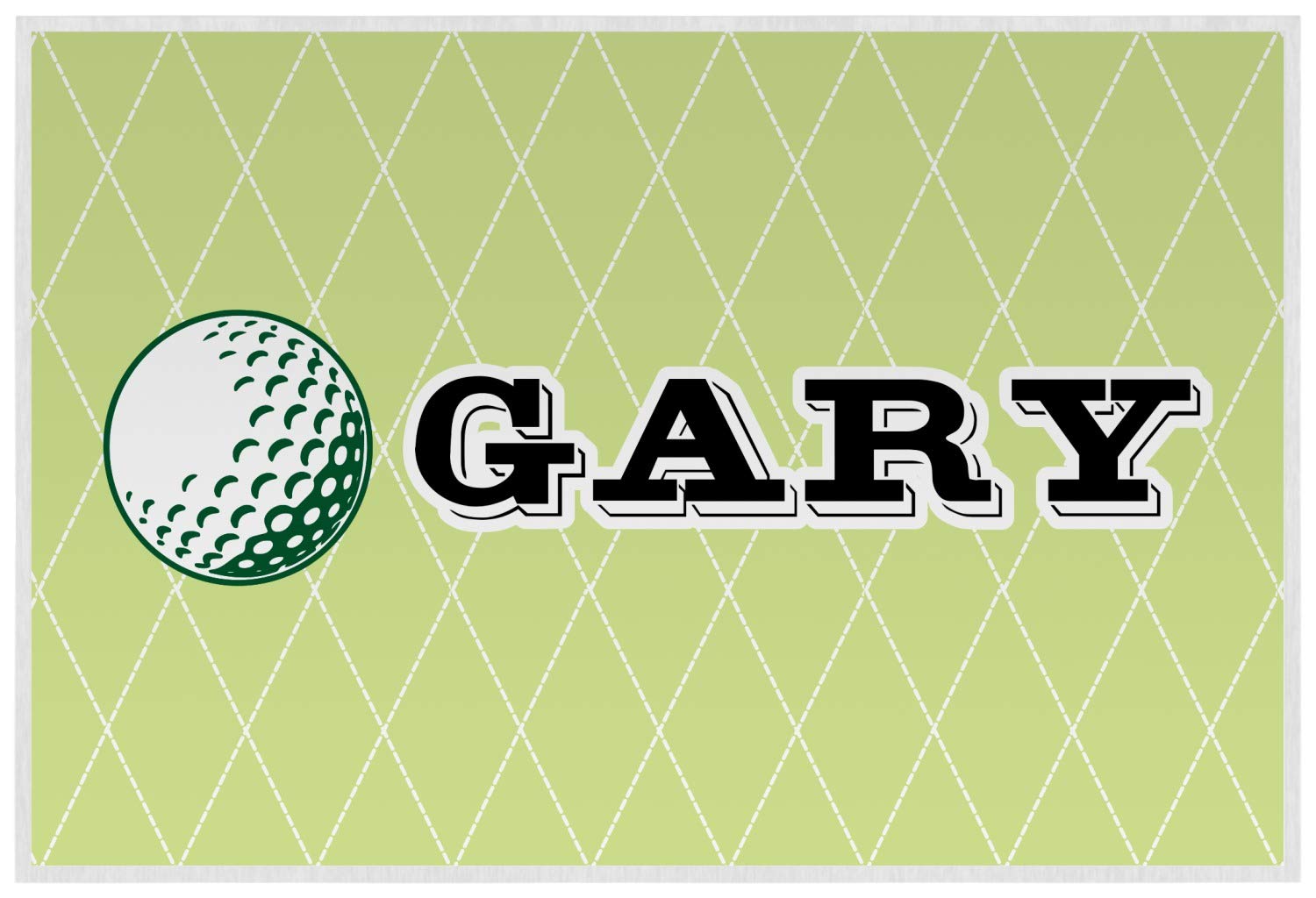 Personalized Golf Laminated Placemat w/Name or Text