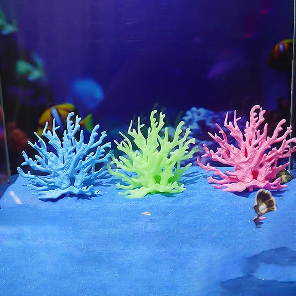Coralline Artificiali Decorazioni Acquario Acquario Piante Artificiali in PVC Ornamenti Coralline Ornamenti - 3