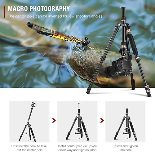 Miniatura 3 de Rangers aluminio y fibra de carbono trípode RA115