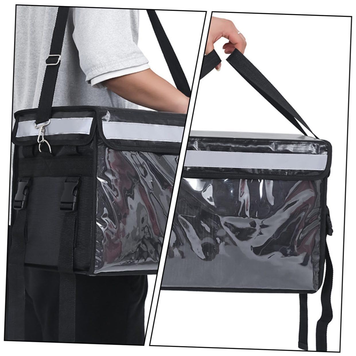 Contenitore Termico per Alimenti 32l Oxford Isolamento e Rivestimento in Alluminio per Barbecue e Campeggio Outdoor