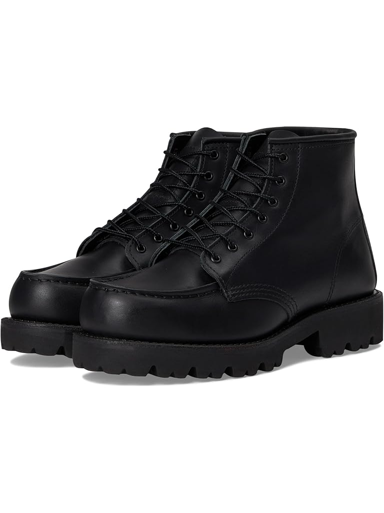 Black Red Wing Heritage 6" Porter Moc Lug