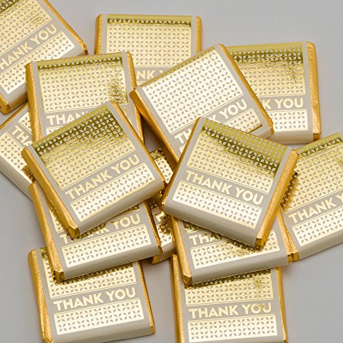 Italian Options Gold Thank You Chocolate Neapolitans (100 Chocolates)