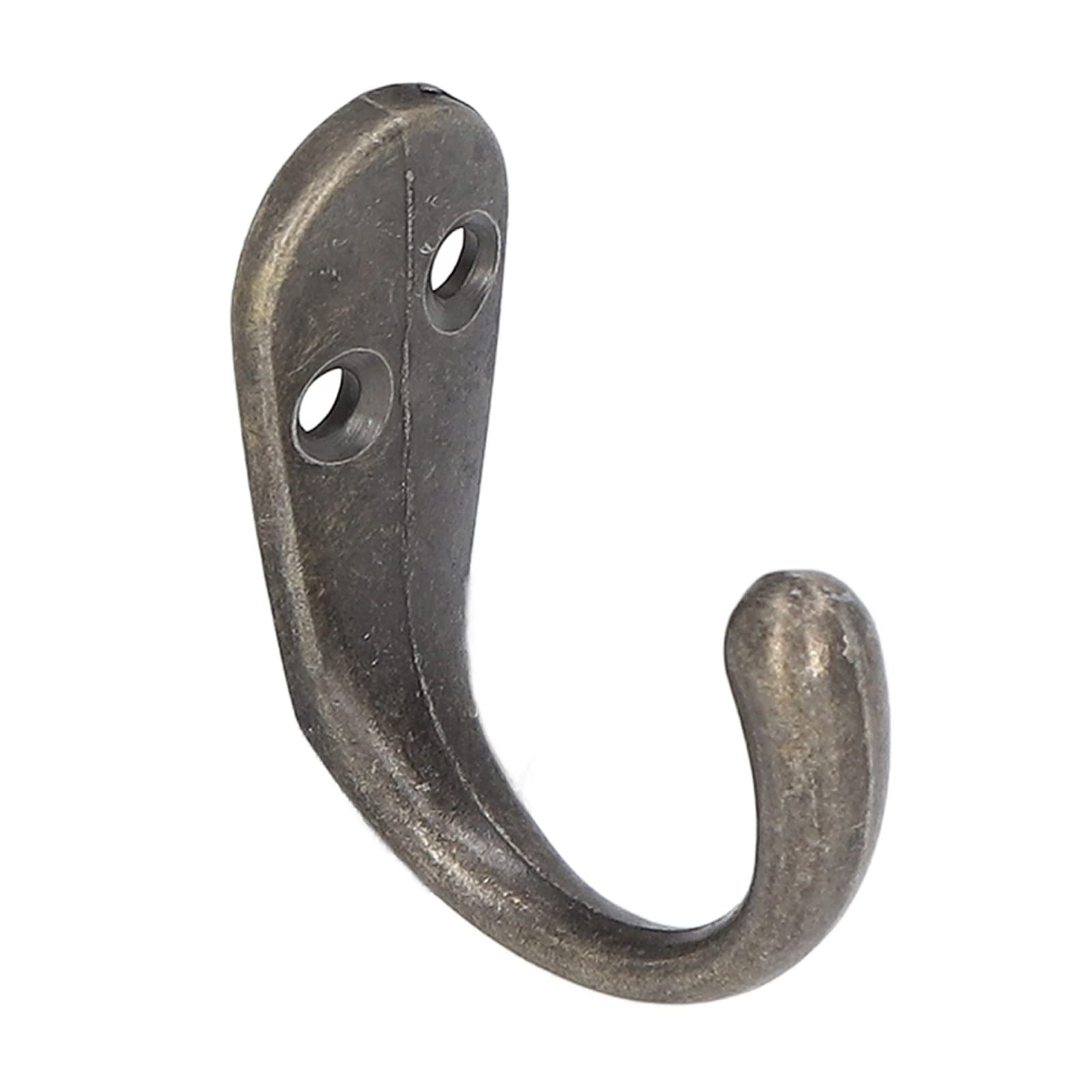 10 Ganci Doppi Da Parete Vintage Rustici In Lega Di Zinco Nero – Portaoggetti Per Ingresso, Cucina, Bagno, Supporto Fino A 15,9 Kg Con Viti E Ancoraggi - 5