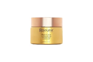 Rajeunir Black Caviar Cleopatra 24K Golden Face & Neck Lift To Diminish Fine Lines and Wrinkles and Help Regulate Sun and Age Spots, While Firming and Illuminating the Skin With a Beautiful Glow