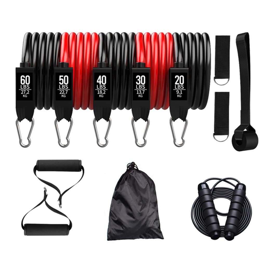11 Pcs Set Latex Resistance Bands Men Fitness Training Belt Yoga Pull Rope Gym Equipment Elastic Tube with
