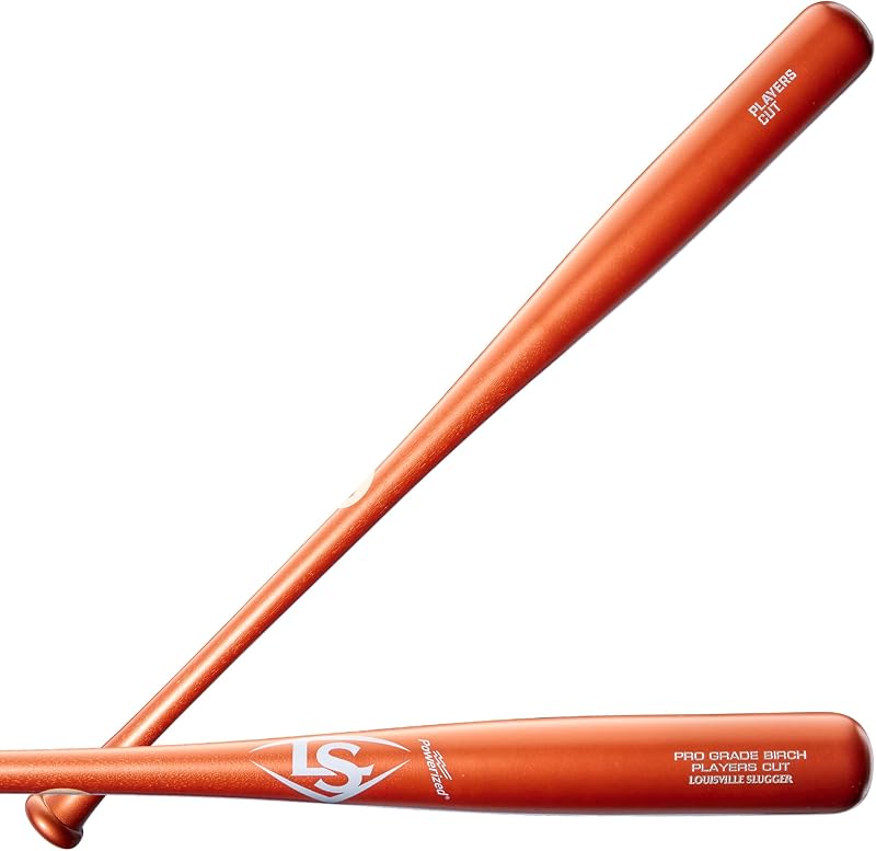 Bates de béisbol de abedul cortados por jugadores