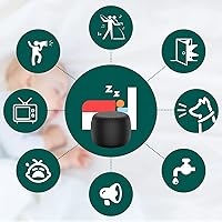 Vista 77 de Babelio Máquina de sonido de ruido blanco para adultos, niños y bebés, mini, 15 sonidos sin bucle, temporizador, función de memoria, fácil