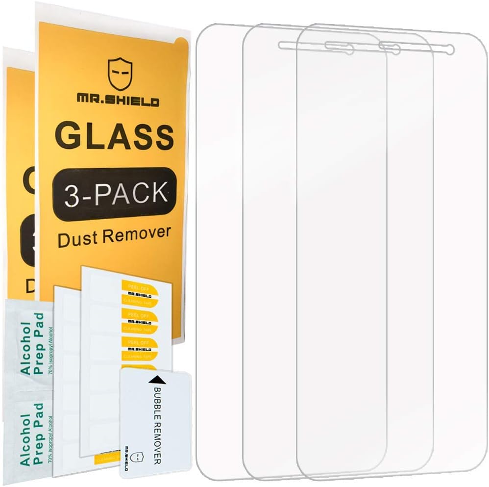 Mr.Shield [3-PACK] Designed For Samsung Galaxy J2 (MetroPCS) 2018/2019 Version [Tempered Glass] Screen Protector [Japan Glass With 9H Hardness] with Lifetime Replacement