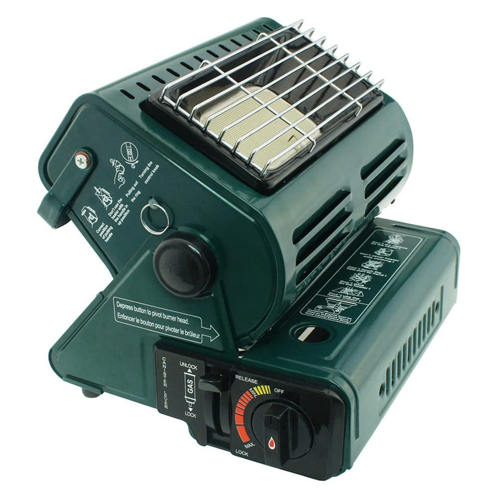 XFAK Propane Space Radiant Heater Portable Indoor Gas Stove For Garage Ice  Fishing 2 In 1 Camping Butane Heater/LP Gas Heater （Green，Black，Red） :  Amazon.co.uk: Garden