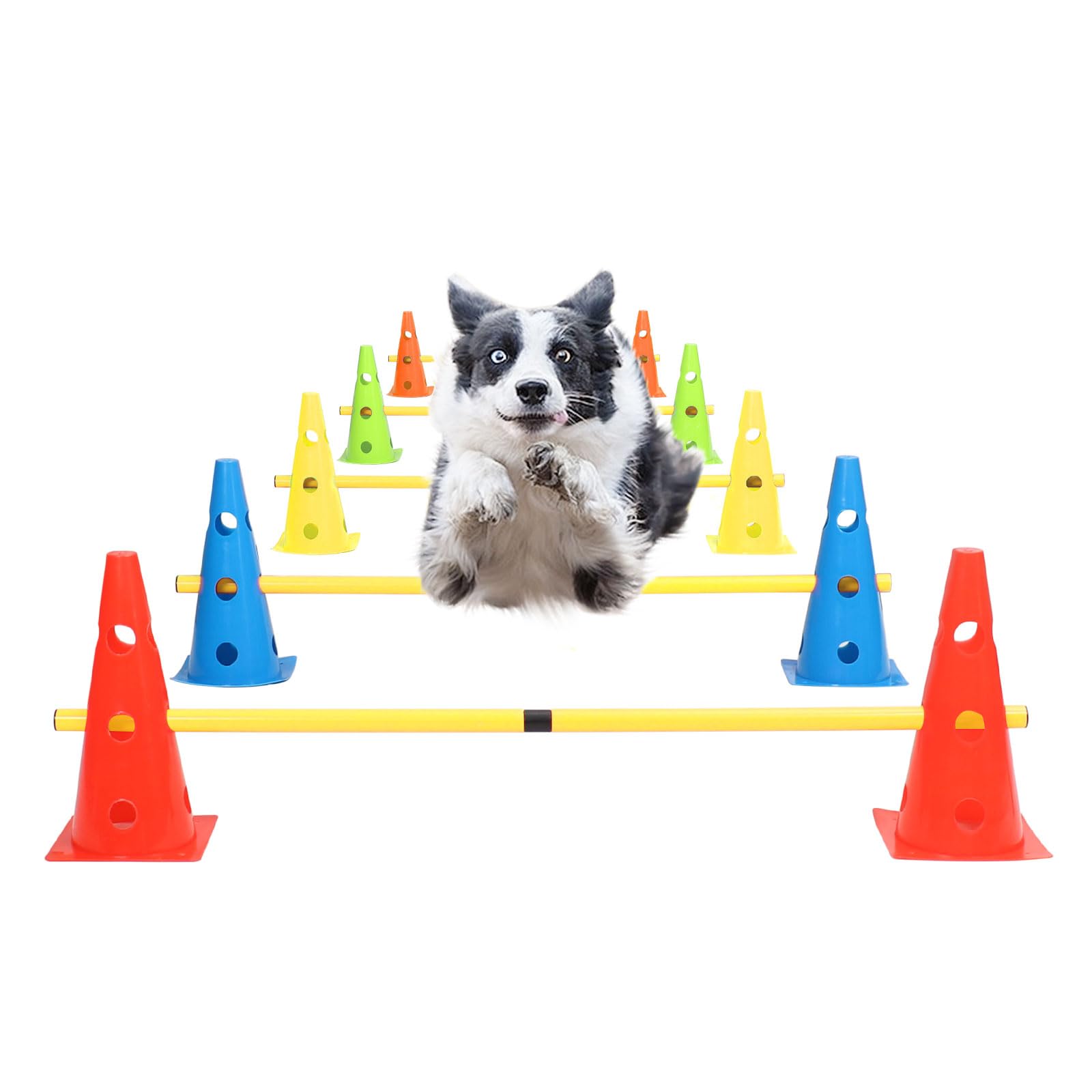 Dog Jump Agility Training Set Puppy Agility Training Hurdle 10 - Main Image