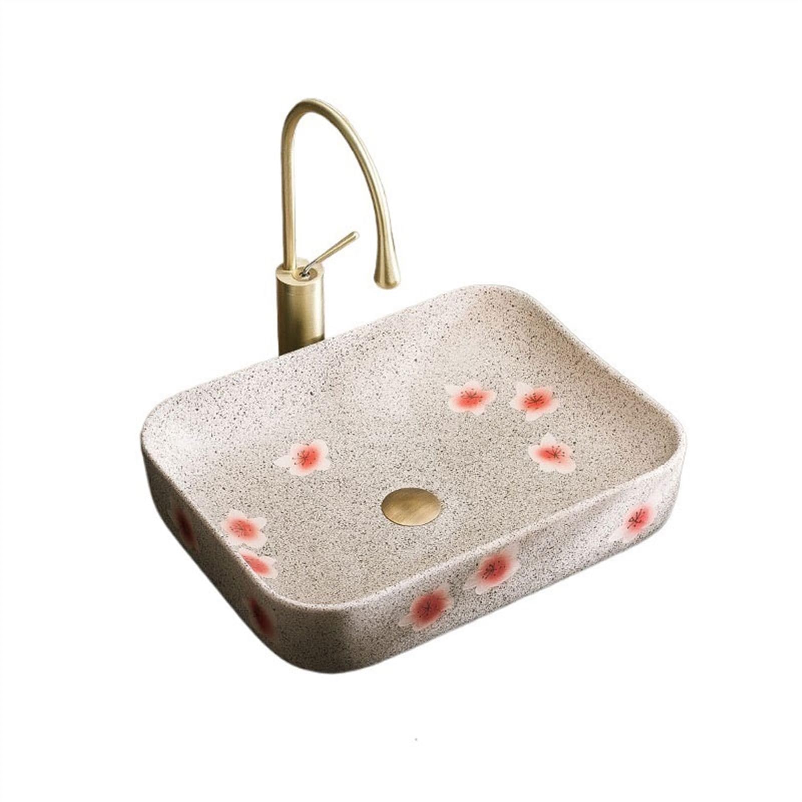 CWCQGH Bathroom Vessel Sink Countertop Basin Splashproof Hand Basin Bathroom Sinks Bathroom Small Household Wash basin Patio Sinks Vessel Sink