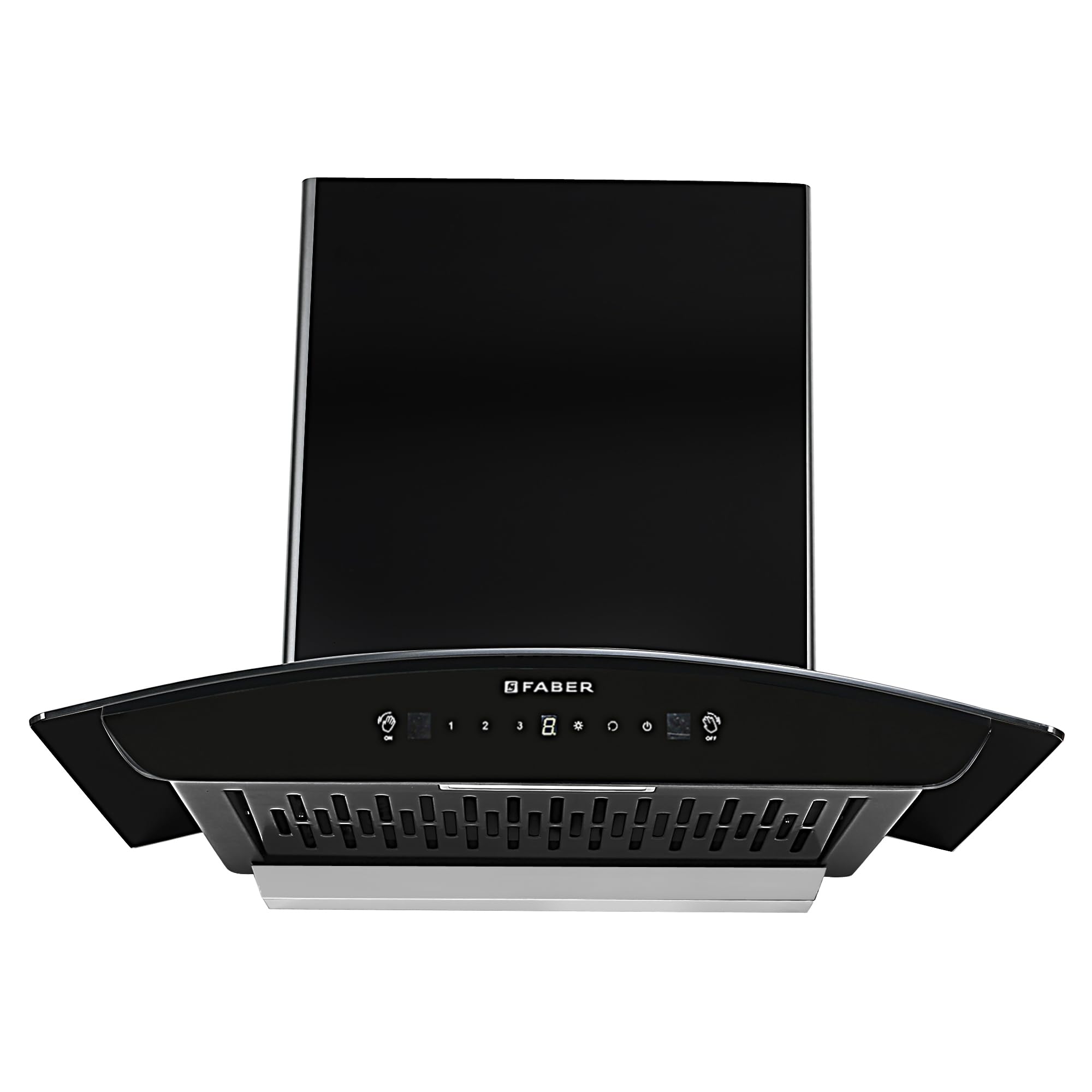 Faber Miami 60cm 1200 m3/hr Filterless Autoclean Chimney | Touch & Gesture Control | Curved Shaped | Wall Mounted|8Yr on Motor, 2Yr Comprehensive Warranty by Faber|Hood Miami IN HC SC FL BK 60, Black-image-34