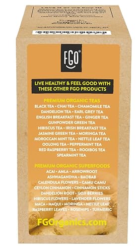 Miniatura 5 de FGO - Cápsulas K-Cup de té de jengibre orgánico, 24 cápsulas aptas Keurig, té de hierbas naturalmente sin cafeína, té de jengibre prémium con