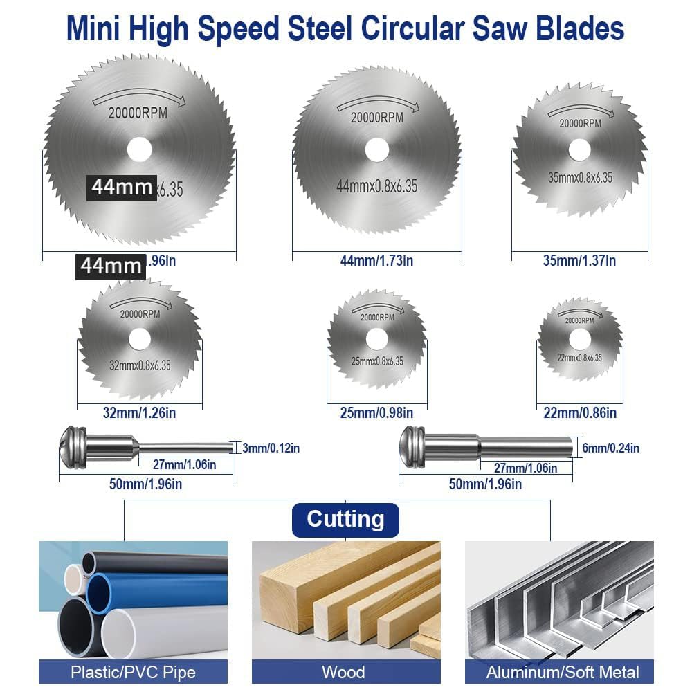 Drill Bit Sets Damaged Bolts Screws Drill Bits Screw Drivers 5pcs/Set Damaged Broken Screws Extractor Removal Tool (Circular Saw Blades 6pcs) — Amazon image 7