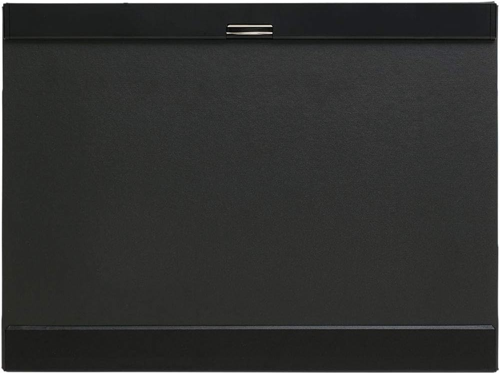 King Jim 5077 Clipboard Magflap Note Holder, A3S, Black