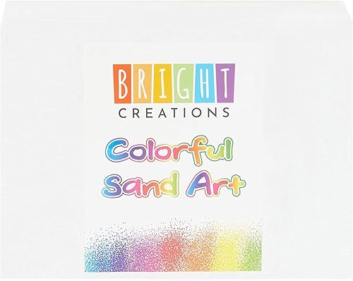 Miniatura 4 de Bright Creations Botellas de arena de colores, colores arcoíris (0.33 libras, paquete de 10)