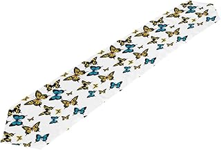 LORONA Chemin de table en forme de papillon pour décoration de nappe, parfait pour les mariages, fêtes prénatales, anniversaires, occasions spéciales, traiteur, 33 x 229 cm