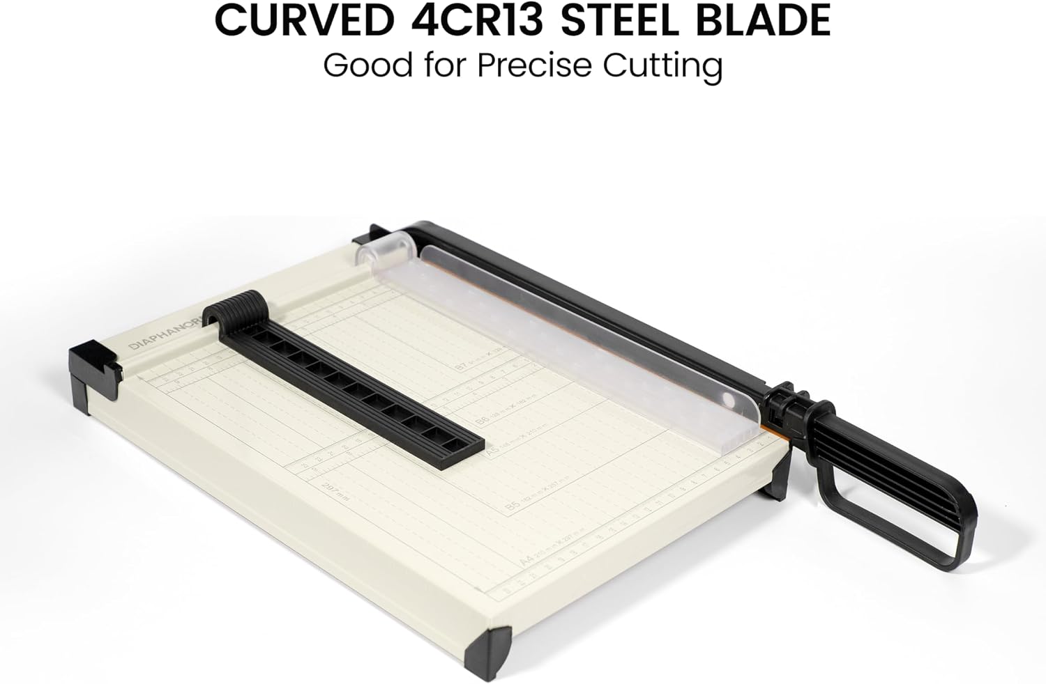 Paper Cutter,Paper Trimmer12" Cutting Length Heavy Duty Guillotine Paper Slicer with Safety Guard and Magnetic Guide Rail,12 Sheets Capacity,Ideal for Offices,Homes,Printing Shops,Photo Studios