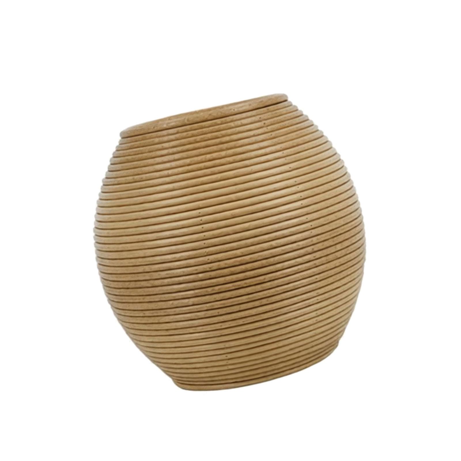 TQUXNGA Rattan Vases Decorative Woven Vase Table Centerpieces Rustics Farmhouses Home Decors Dried Flower Vase Decorative Centerpieces