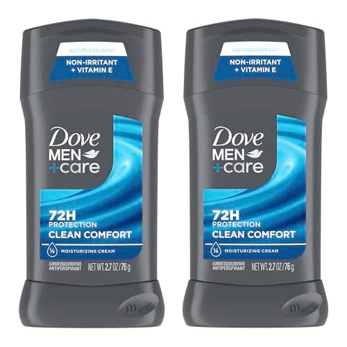 DOVE MEN + CARE Antiperspirant Deodorant Stick Clean Comfort Twin