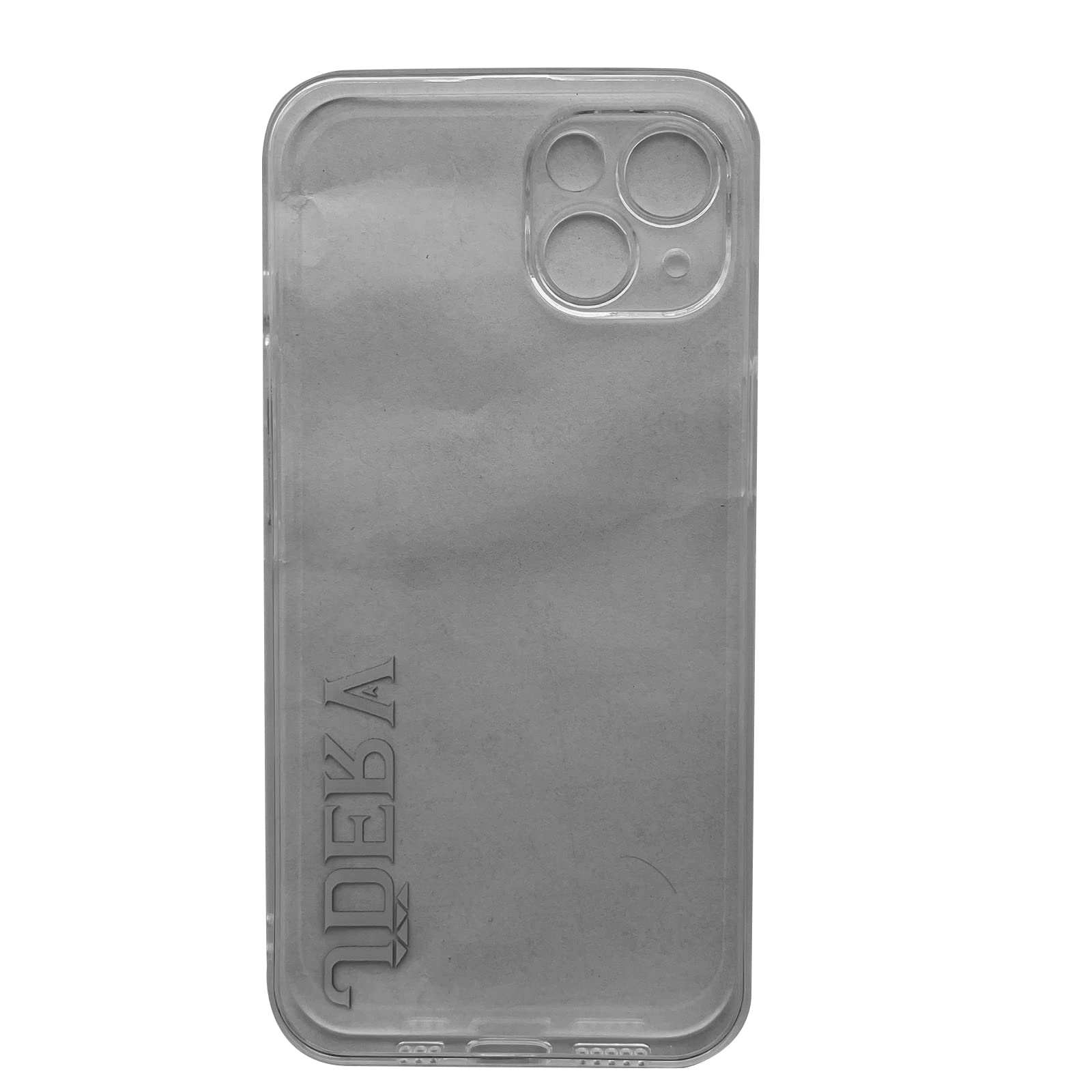 Jderv TPU Clear Protective Case Compatible with iPhone 13,Shockproof Thin Anti-Scratches Lightweight Rubber Transparent Phone Case