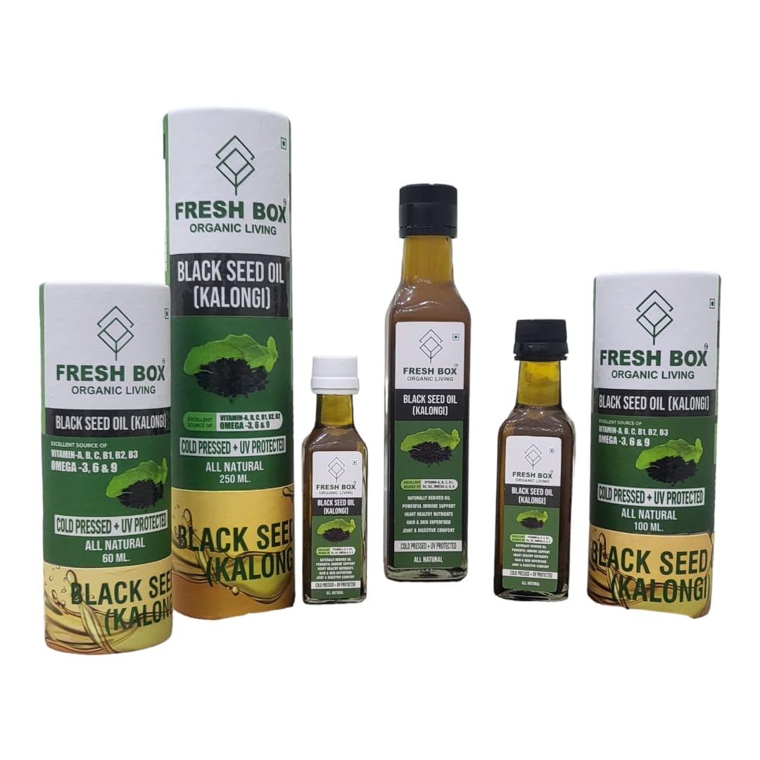 FRESH BOX Black seed klongi Oil (250) : Amazon.in: Grocery & Gourmet Foods