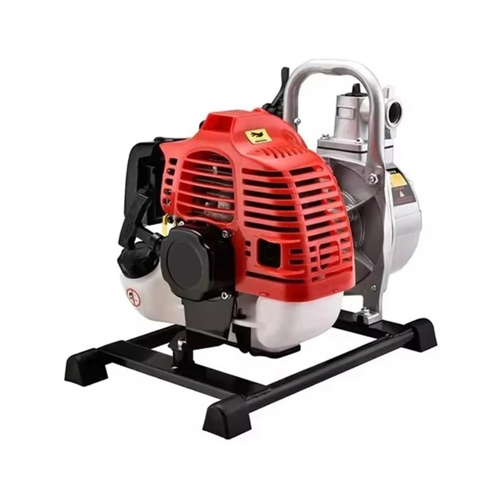 Hijymnzpq 2 Stroke 1 Inch High Lift Gasoline Engine Sump Pump 1 Inch 2-Stroke 4-Stroke Multifunctional Mini For Watering Irrigation Low Fuel Consumption(2 Stroke 1 Inch)