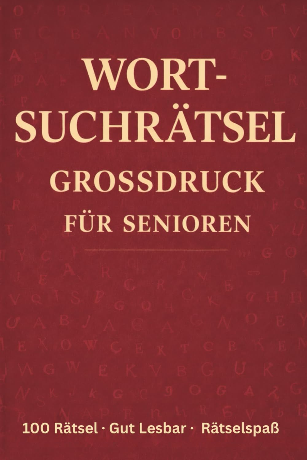 Wortsuche Großdruck für Senioren: 100 Themenrätsel für Erwachsene & Senioren | Gut Lesbar | Stundenlanger Rätselspaß | Mit Lösungen