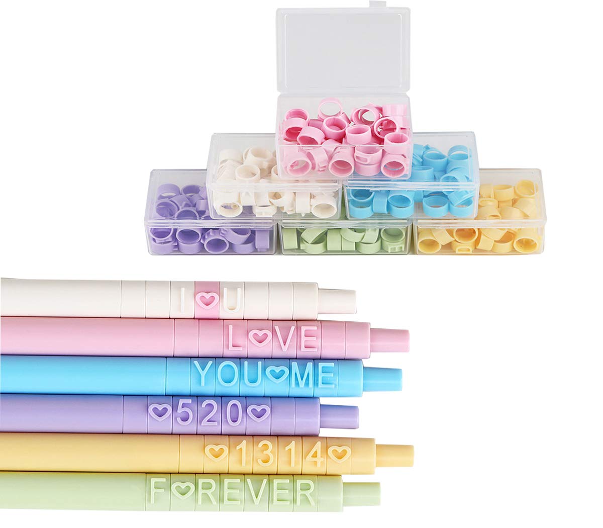 Set di penne Gel in Chiffon morbido da 4 pezzi crema rosa menta Design 0.5mm inchiostro a sfera di colore nero per scrivere rorno a scuola  21