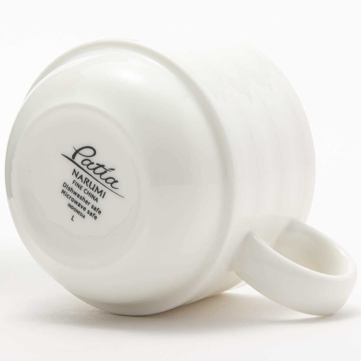 Narumi 40610-2877 Patia Cup Saucer, White, 8.5 fl oz (250 cc), Stacking, American, Microwave and Dishwasher Safe