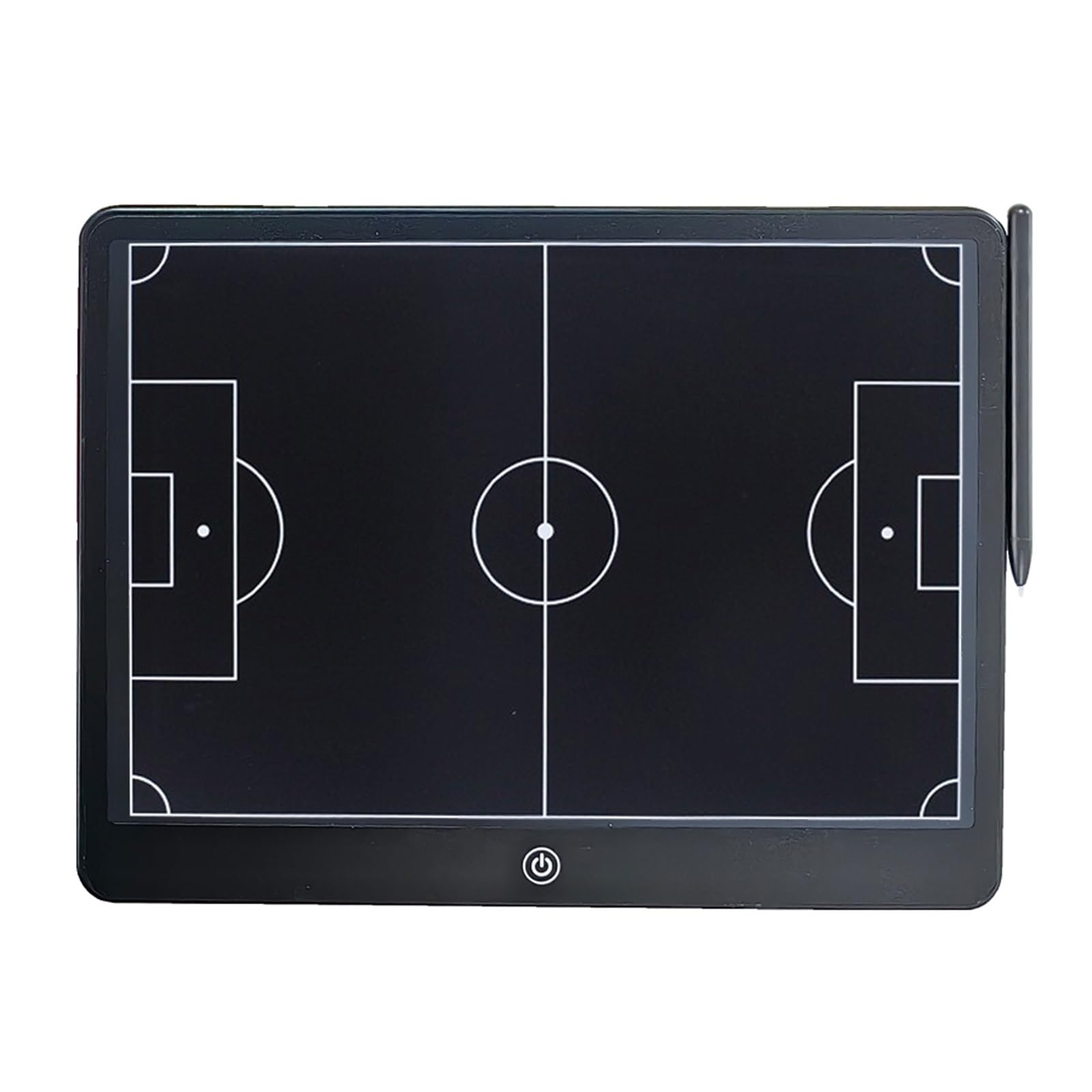 Lavagna Tattica LCD per Calcio, Lavagna Elettronica Tattiche Calcistiche | Con Pennino, Cancellazione o Blocco con Un Solo Tasto, Leggera e Portatile, per L'allenamento Quotidiano