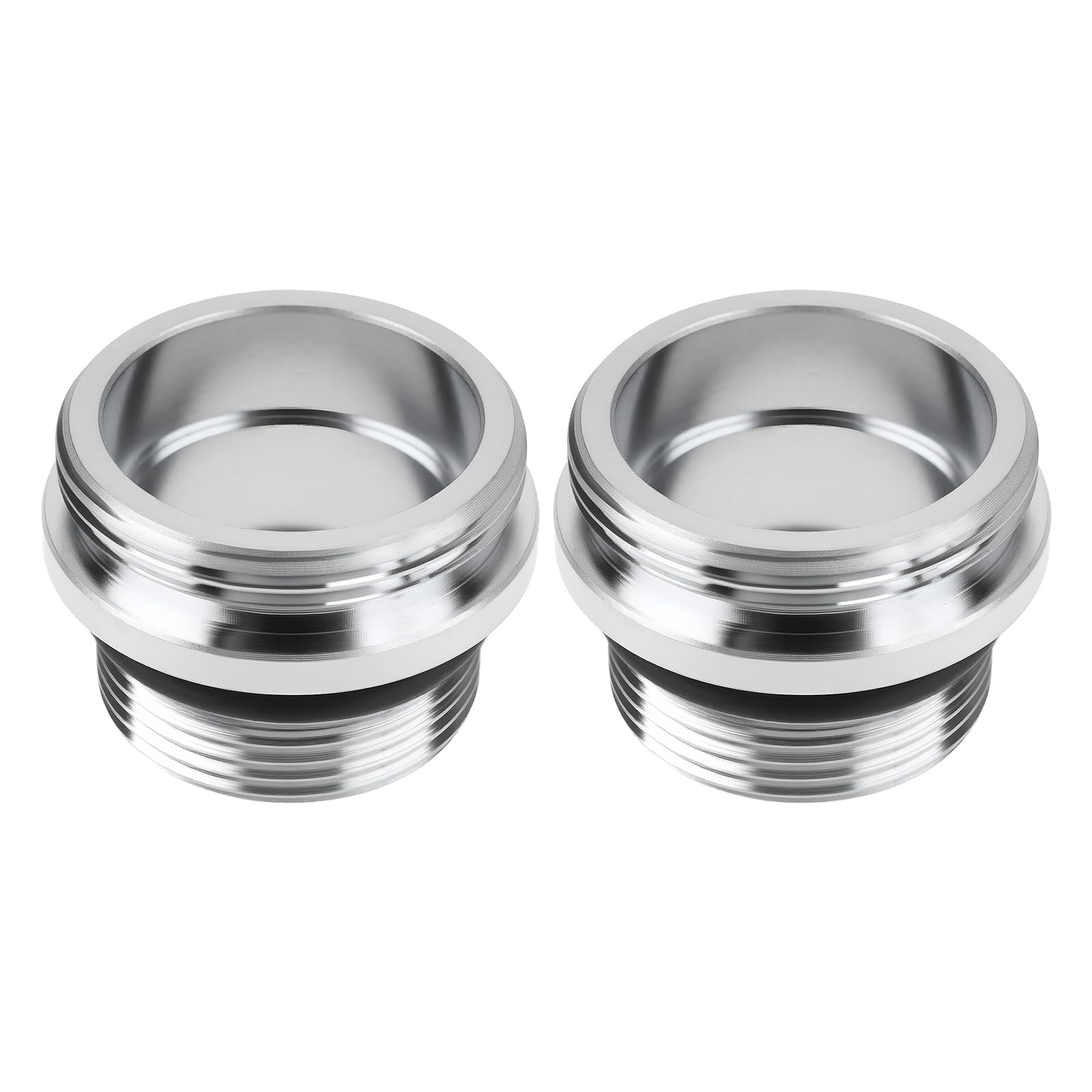 Be In Your Mind 2Pcs Outer M18.5 to Outer M22 External Thread Faucet Adapter Copper Water Purifier Adapter Suitable for Bathroom Kitchen Sink
