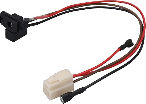 Electric Scooter Charging Port Repair Parts DIY Maintenance Reusable Replacement for ES1 3pin White