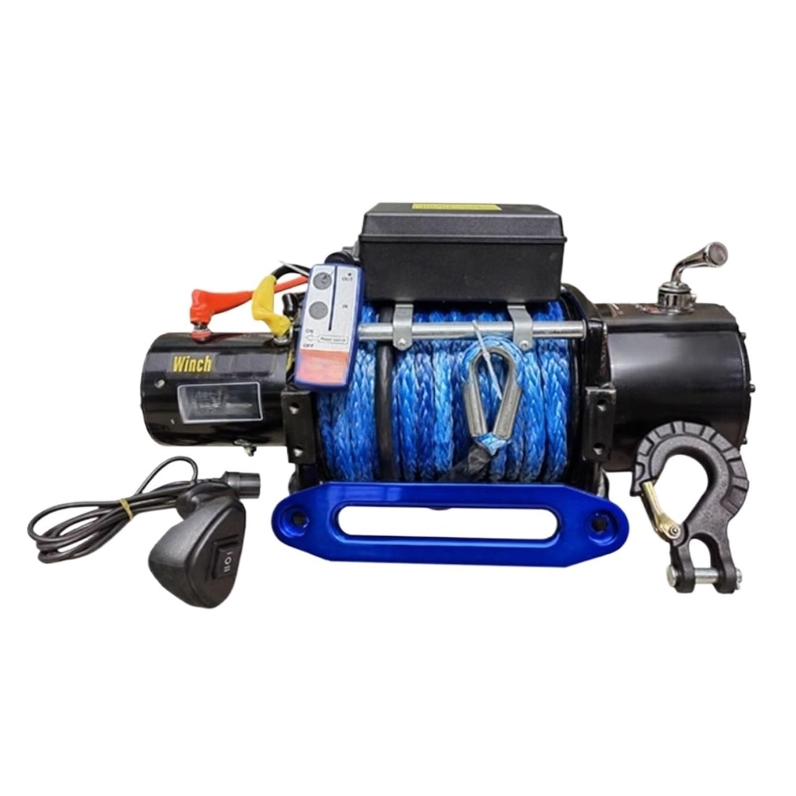 Wciągarka Elektryczna 12V/24V 13500LBS Do Pojazdów Terenowych Liny Przyczepy Holowniczy Ze Sterowaniem Bezprzewodowym/przewodowym 24M elektryczny Wciągnik łańcuchowy