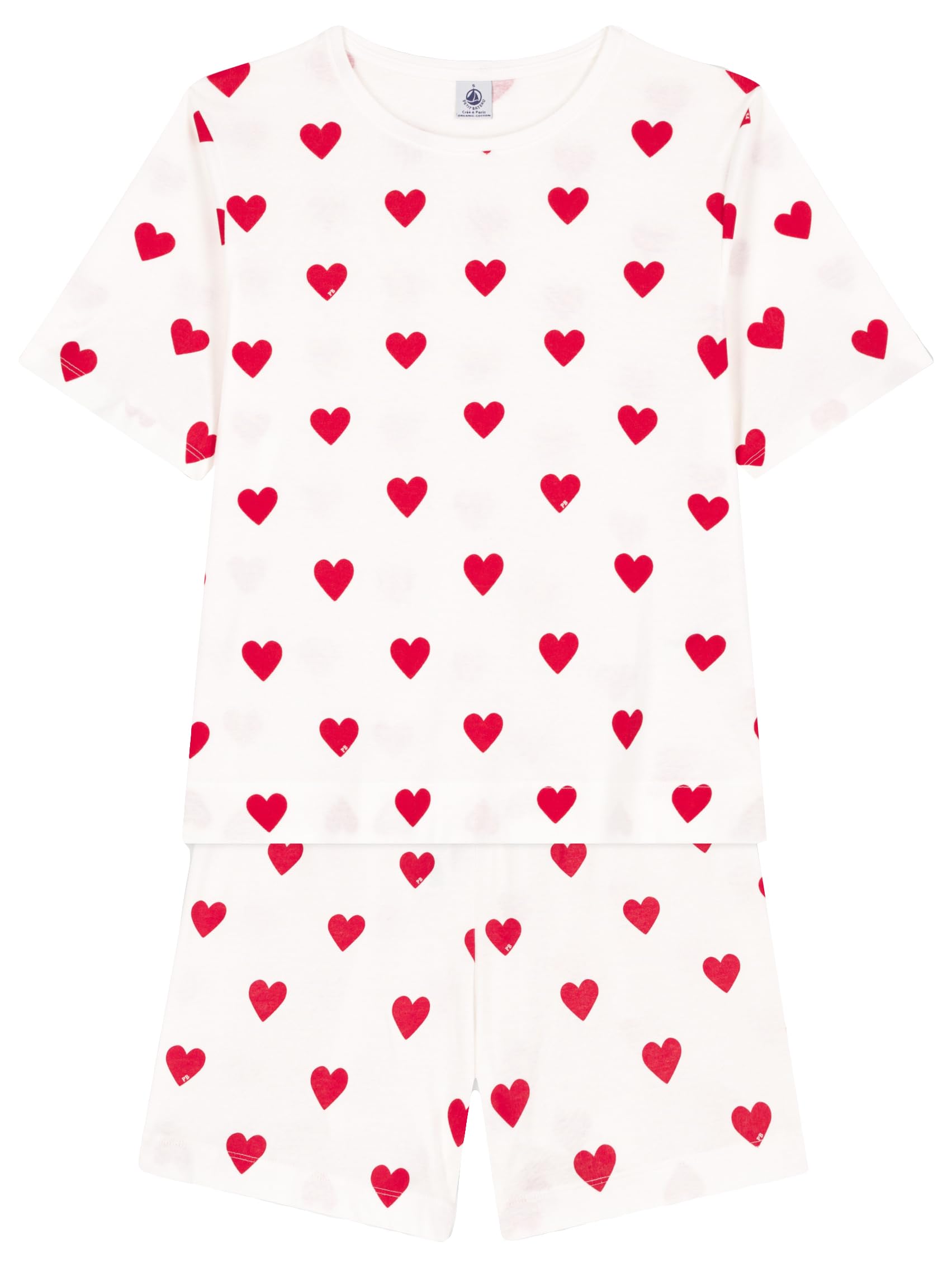 Petit Bateau Damen A0b5v Kurzärmeliges Pyjacurt