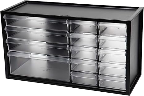 Amazon Livinbox パーツキャビネット パーツボックス アクセサリー収納 工具箱 収納ケース 14引き出し ブラック 1310 Bk 収納ケース ボックス オンライン通販