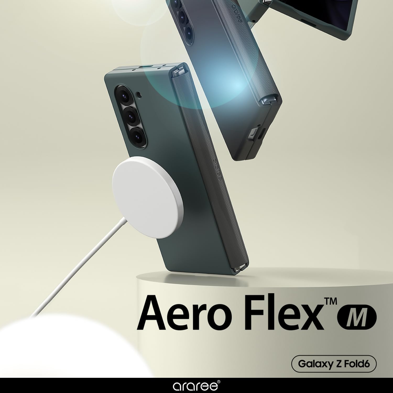 Amazon.co.jp: araree Galaxy Z Fold6 対応 ケース MagSafe対応 カバー 