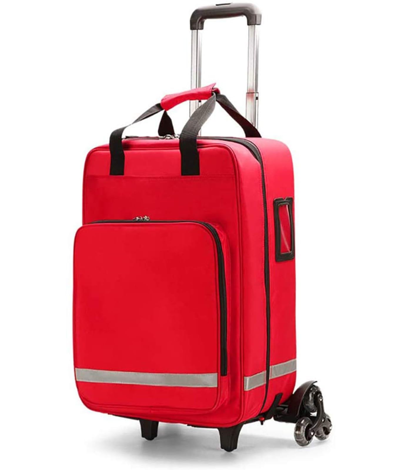 Mochila Medica Bolsa Emergencias Vacia, Carrito De Botiquín De Primeros Auxilios Bolsa de Emergencia para traumatismos, Adecuado para EMT, Paramédico, Visita Domiciliaria A