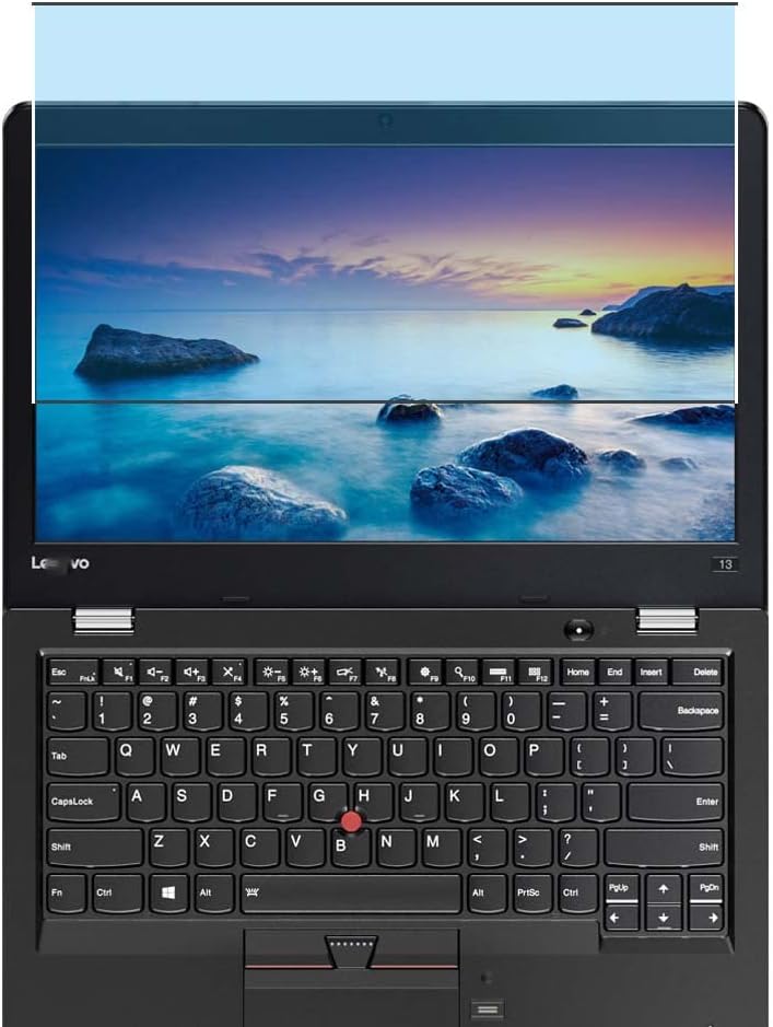 Anti Blue Light Tempered Glass Screen Protector Film, compatible with Lenovo ThinkPad 13 Windows 2nd Gen 2 13.3" Laptop (Active Area Cover Only) Protective Protectors Guard