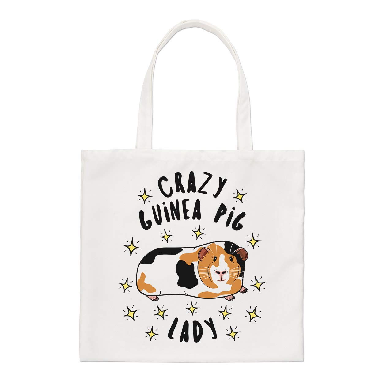 Crazy Guinea Pig Lady Stars Regular Tote Bag