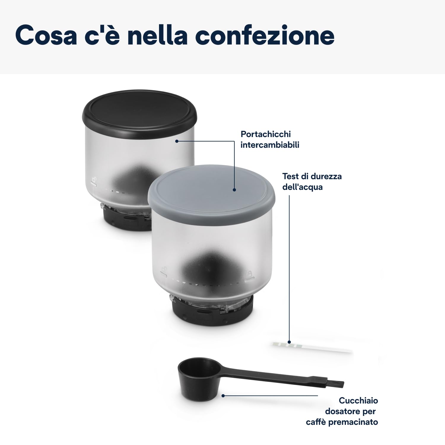 De’Longhi Rivelia – Perfetto Macchina da Caffè Automatica, Montalatte Classico, 8 Bevande in un Solo Tocco, Display Touch a Colori, Contenitori Chicchi di Caffè Intercambiabili, Nero (EXAM440.35.B)