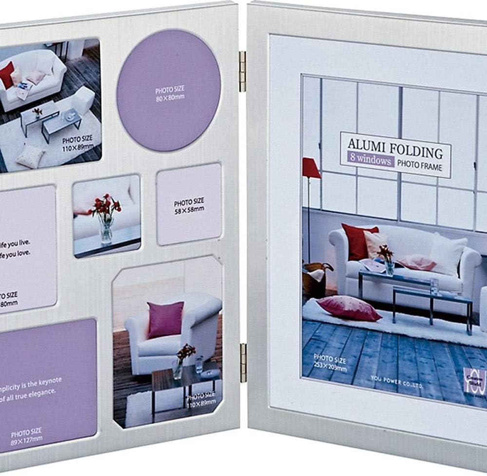 Yupawa Picture Frame, Photo Frame Aluminum (External Dimensions) W41.5 × H25.5 D1cm