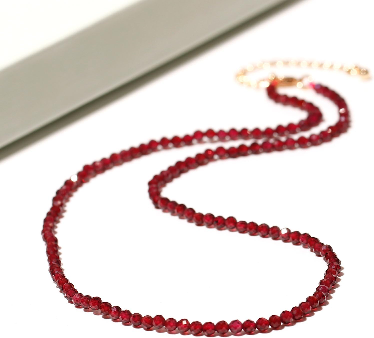 Simple Faceted Beads Necklace Boho 3-4mm Energy Crystals Choker Necklaces for Women Trendy Handmade Jewelry - Image 7